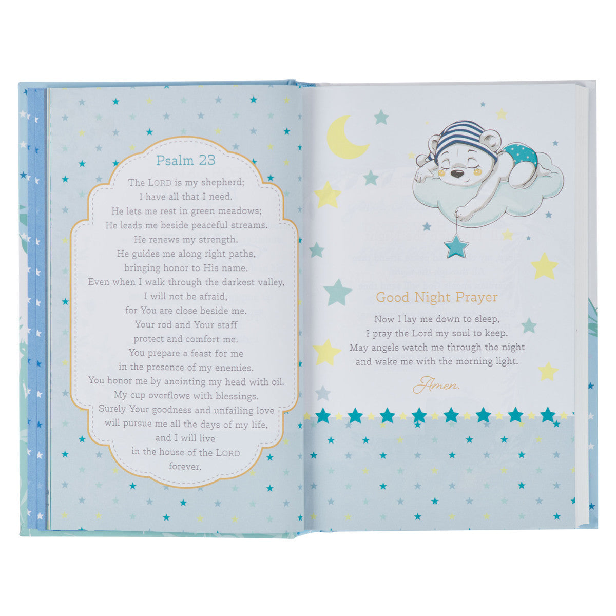 Blue Hardcover NLT Keepsake Bible for Boys - The Christian Gift Company