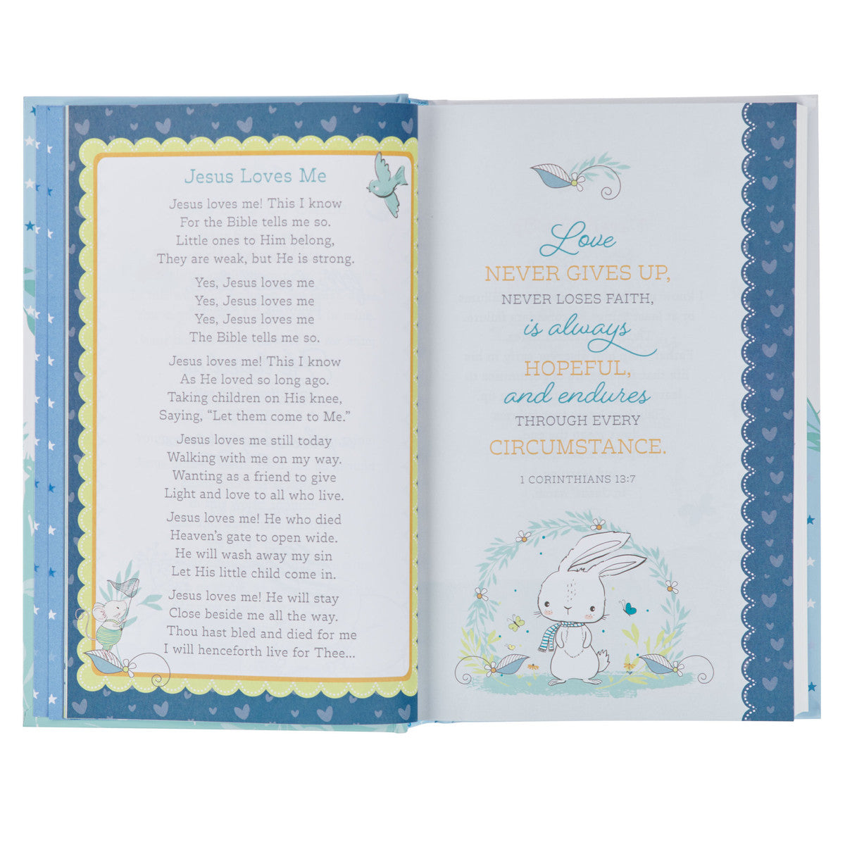 Blue Hardcover NLT Keepsake Bible for Boys - The Christian Gift Company