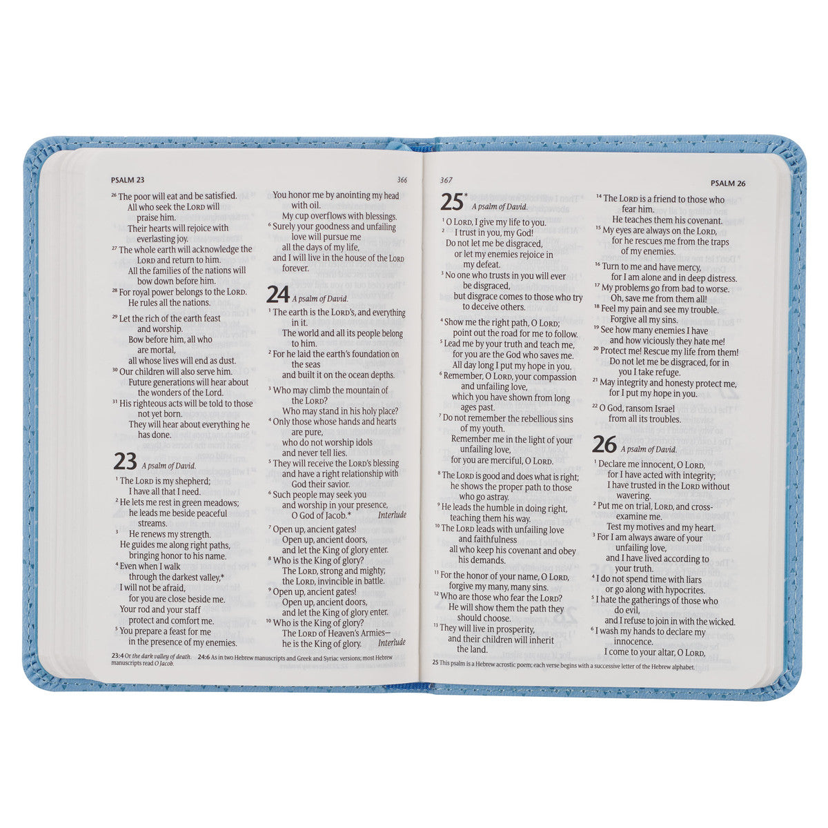 Blue Faux Leather NLT New Testament Keepsake Bible for Boys - The Christian Gift Company
