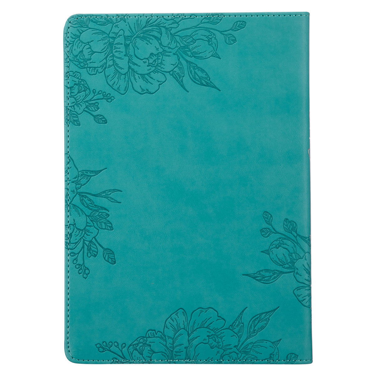 Living A Hope-Filled Life Teal Faux Leather Devotional - The Christian Gift Company