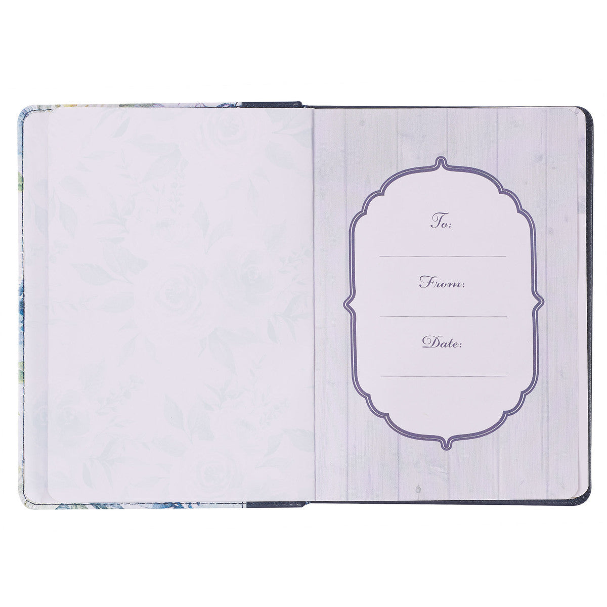 Moments With God For Moms Navy Faux Leather Daily Devotional - The Christian Gift Company