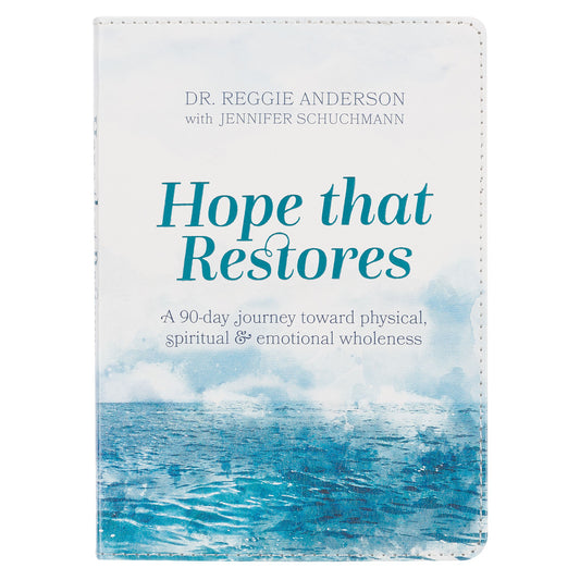 Hope that Restores White Faux Leather Devotional - The Christian Gift Company