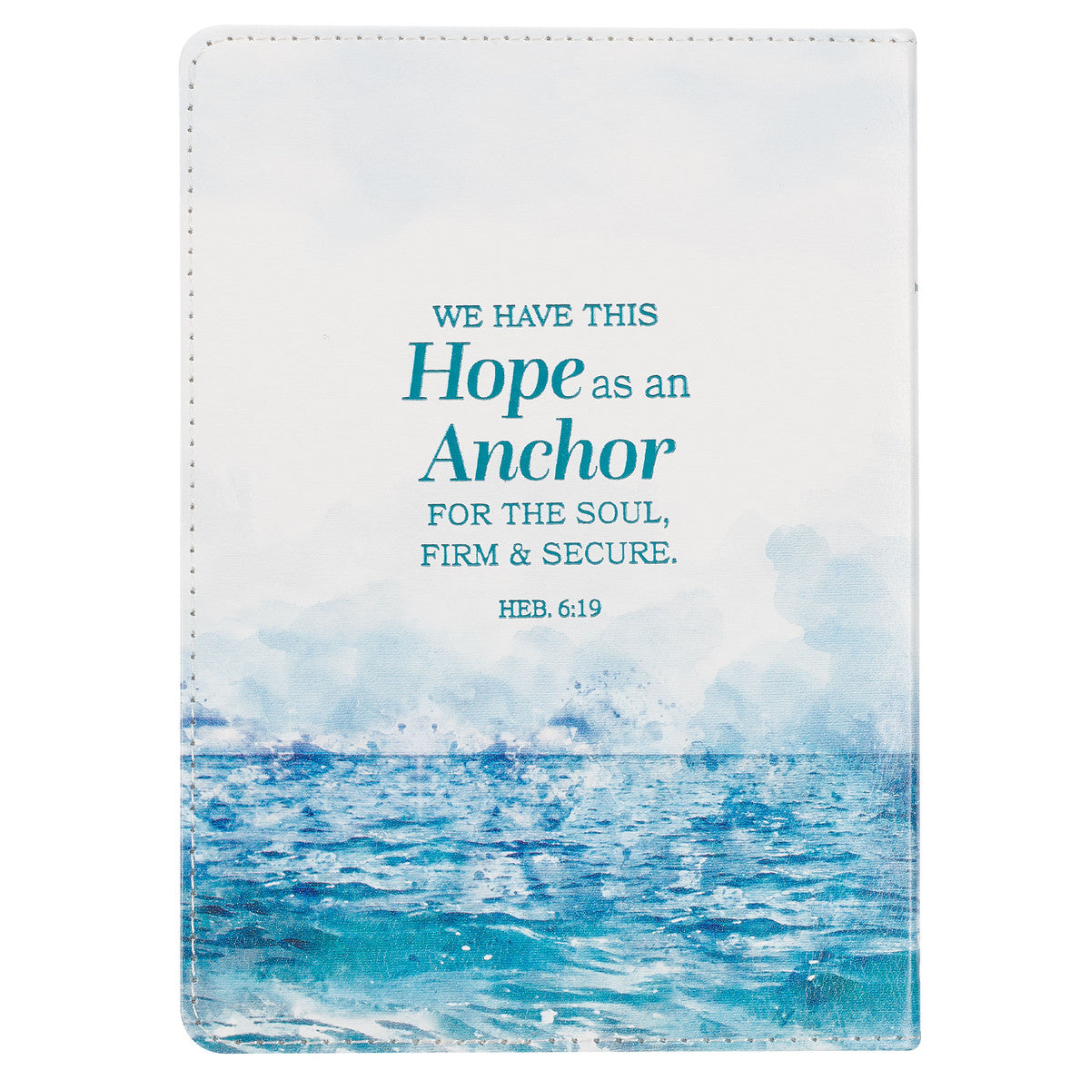 Hope that Restores White Faux Leather Devotional - The Christian Gift Company