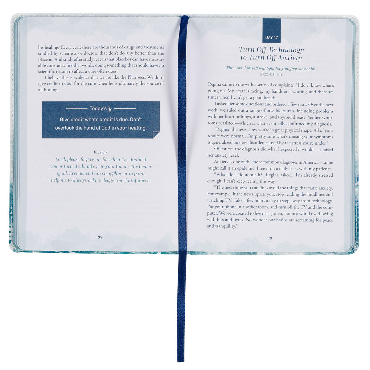 Hope that Restores White Faux Leather Devotional - The Christian Gift Company