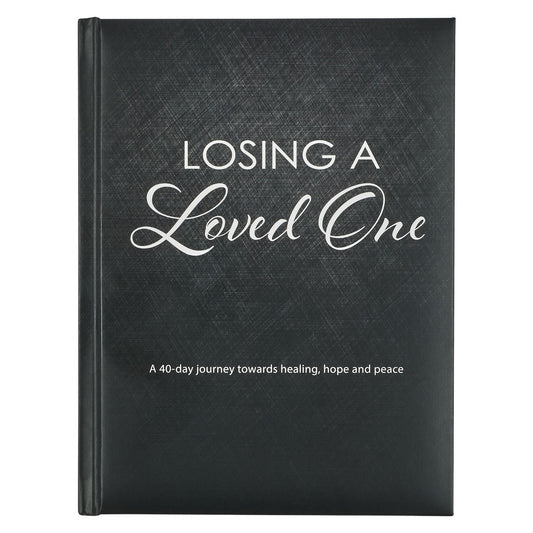 Losing a Loved One Black Hardcover Devotional - The Christian Gift Company