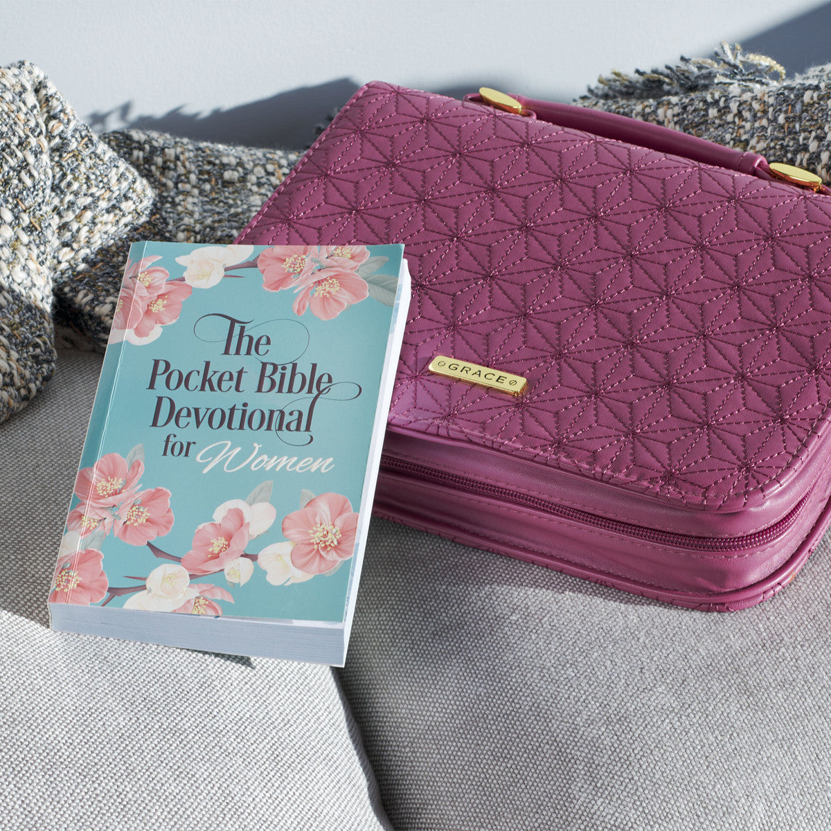 Pocket Bible Devotional for Women Green Paperback Edition - The Christian Gift Company