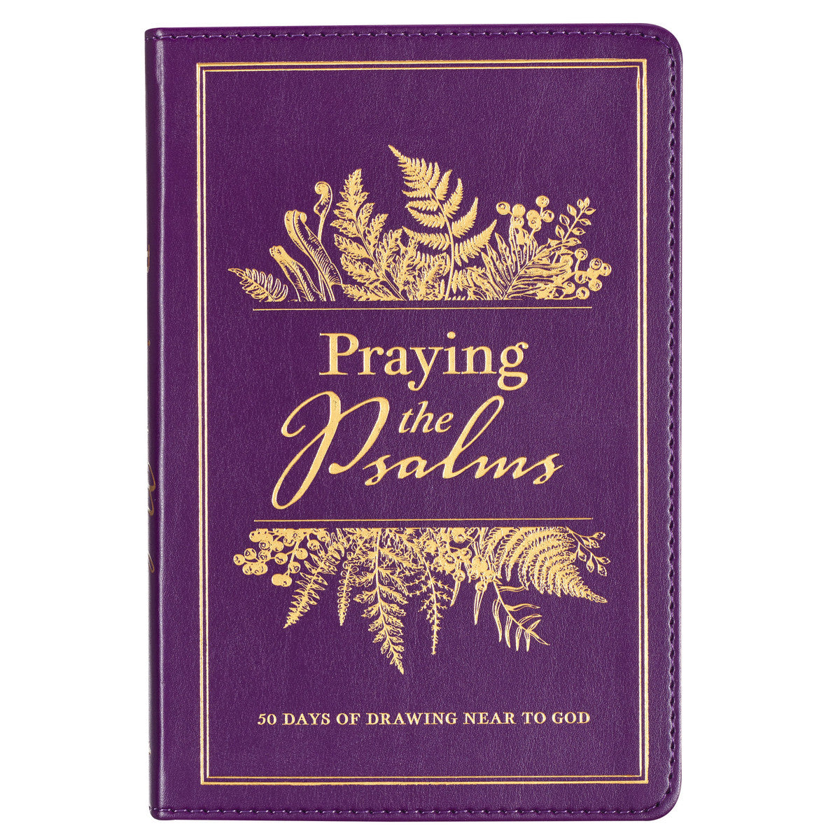 Praying the Psalms Purple Faux Leather Prayer Book - The Christian Gift Company