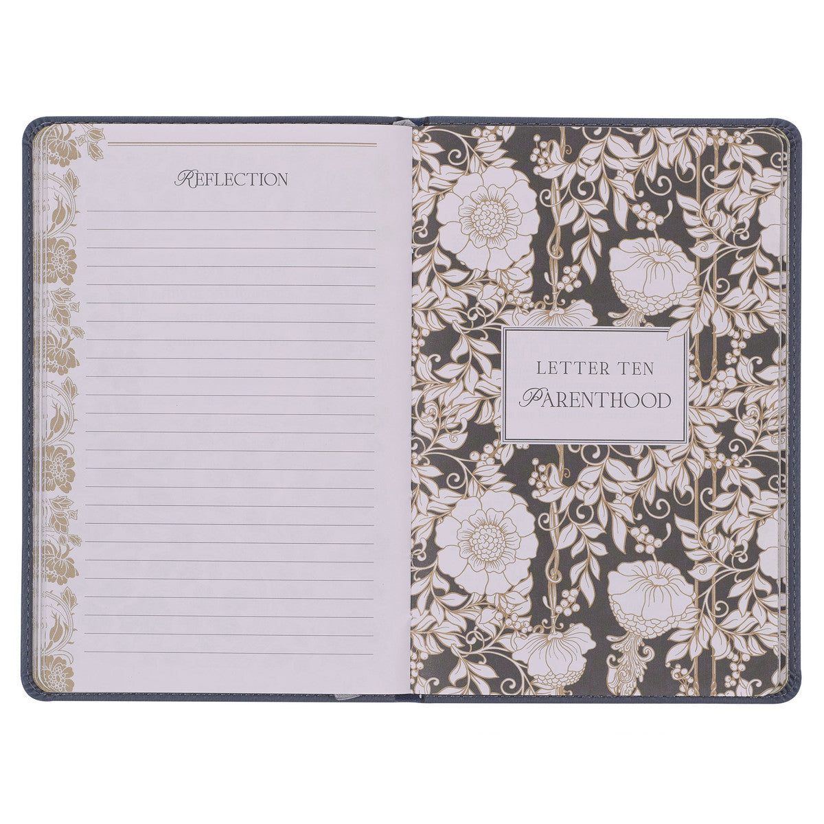 Letters to Grief Grey Faux Leather Gift Book - The Christian Gift Company