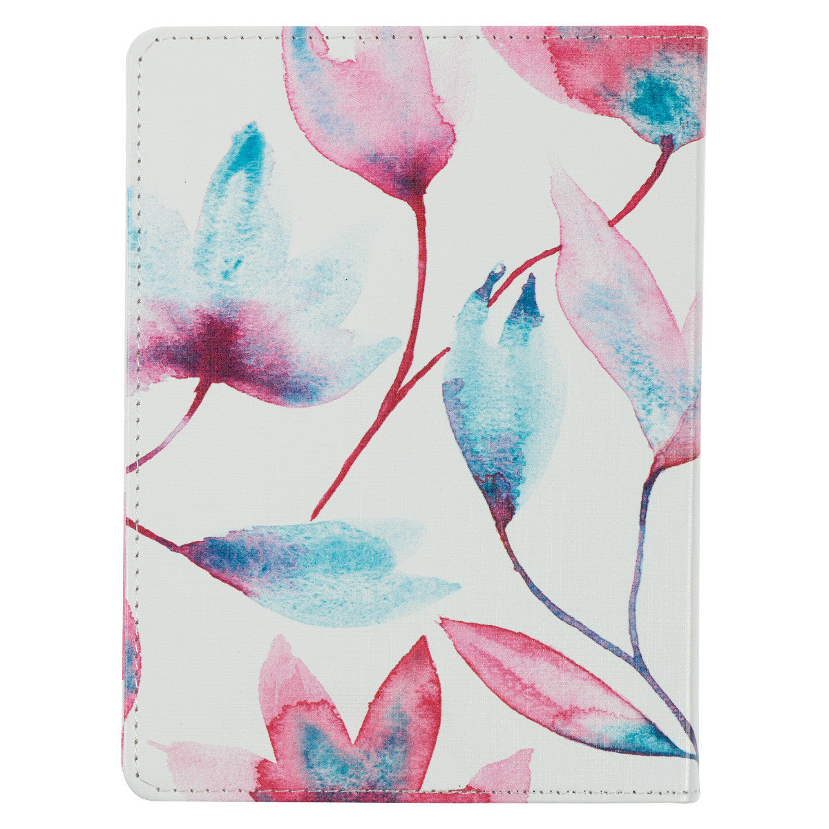 Embrace the Journey Pink Petals Handy-size Faux Leather Journal - The Christian Gift Company