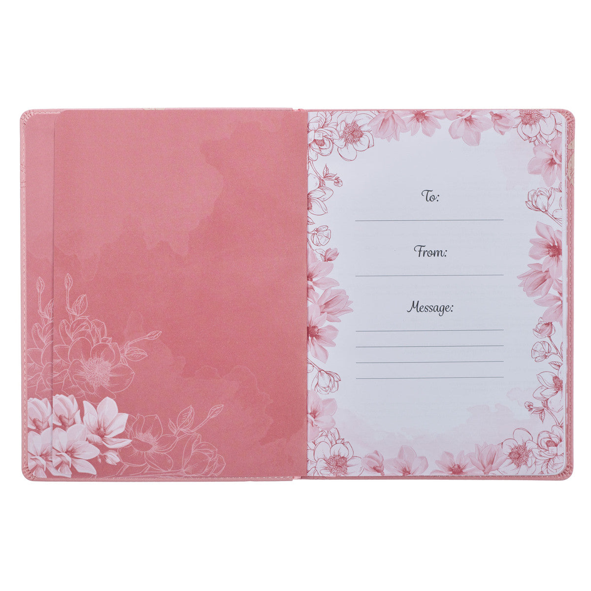 Prayerful Parenting Pink Faux Leather Prompted Prayer Journal - The Christian Gift Company