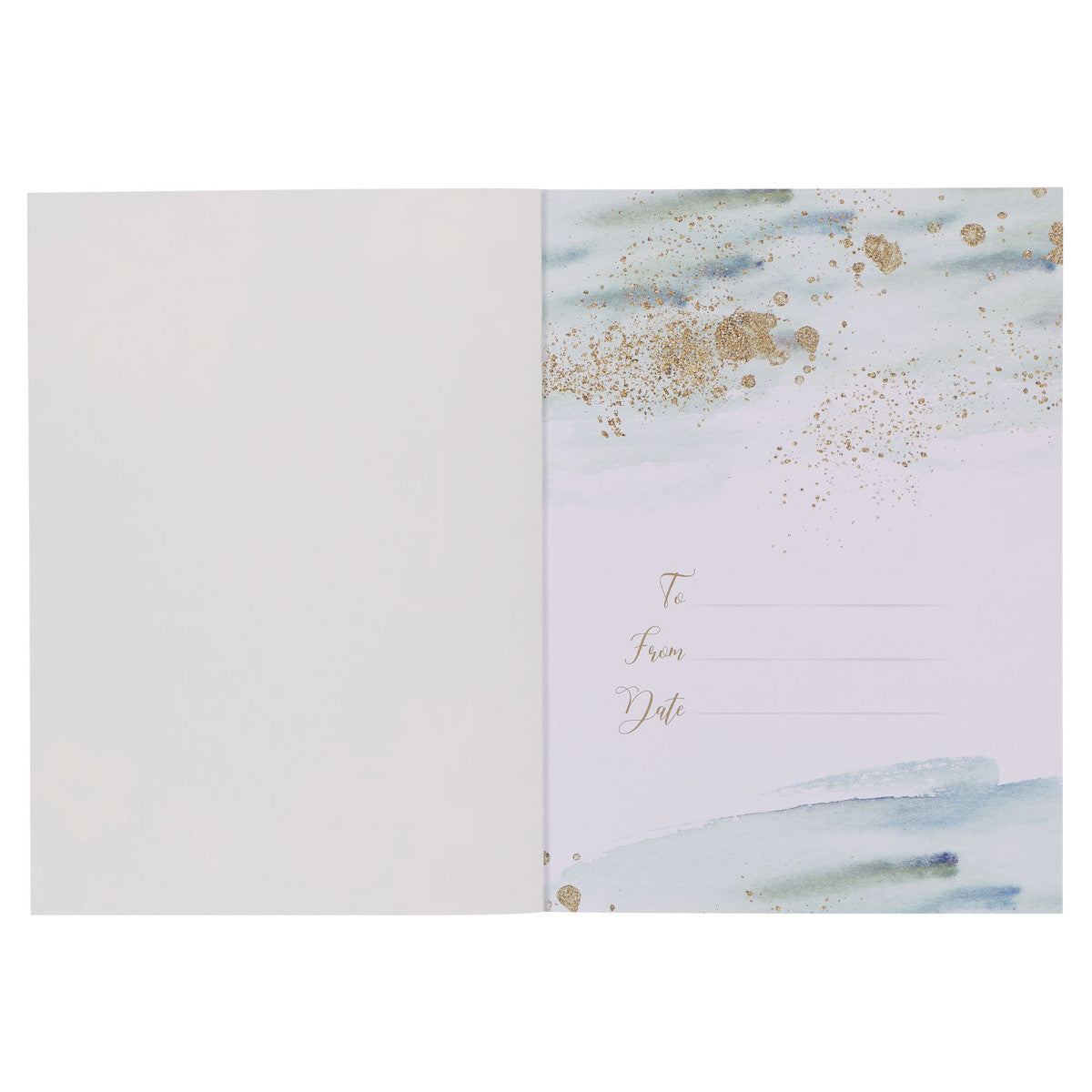 She is Blessed Navy Floral Guided Journal - The Christian Gift Company