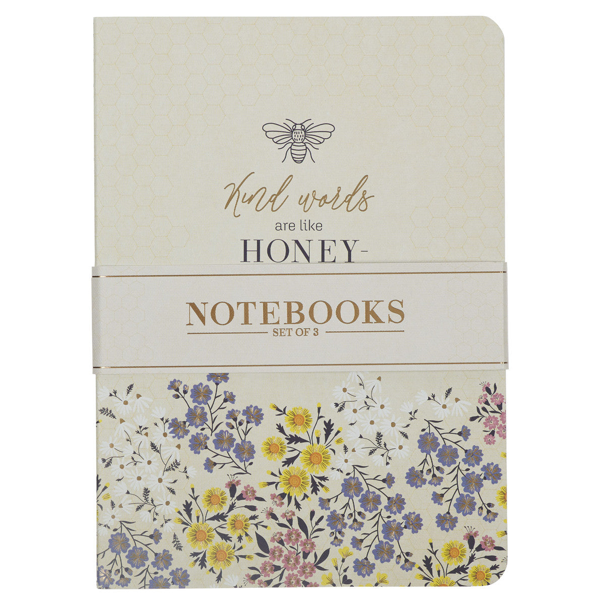 Kind Words Are Like Honey Large Notebook Set - Proverbs 16:24 - The Christian Gift Company