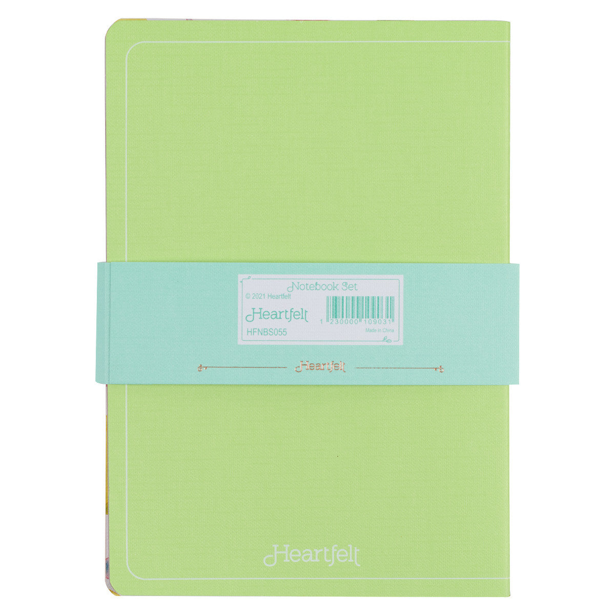 Courage Dear Heart Citrus Leaves Notebook Set - The Christian Gift Company