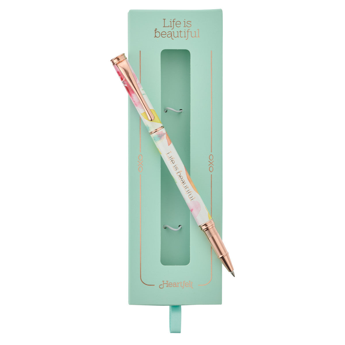 Life is Beautiful Pink Daisies Gift Pen - The Christian Gift Company
