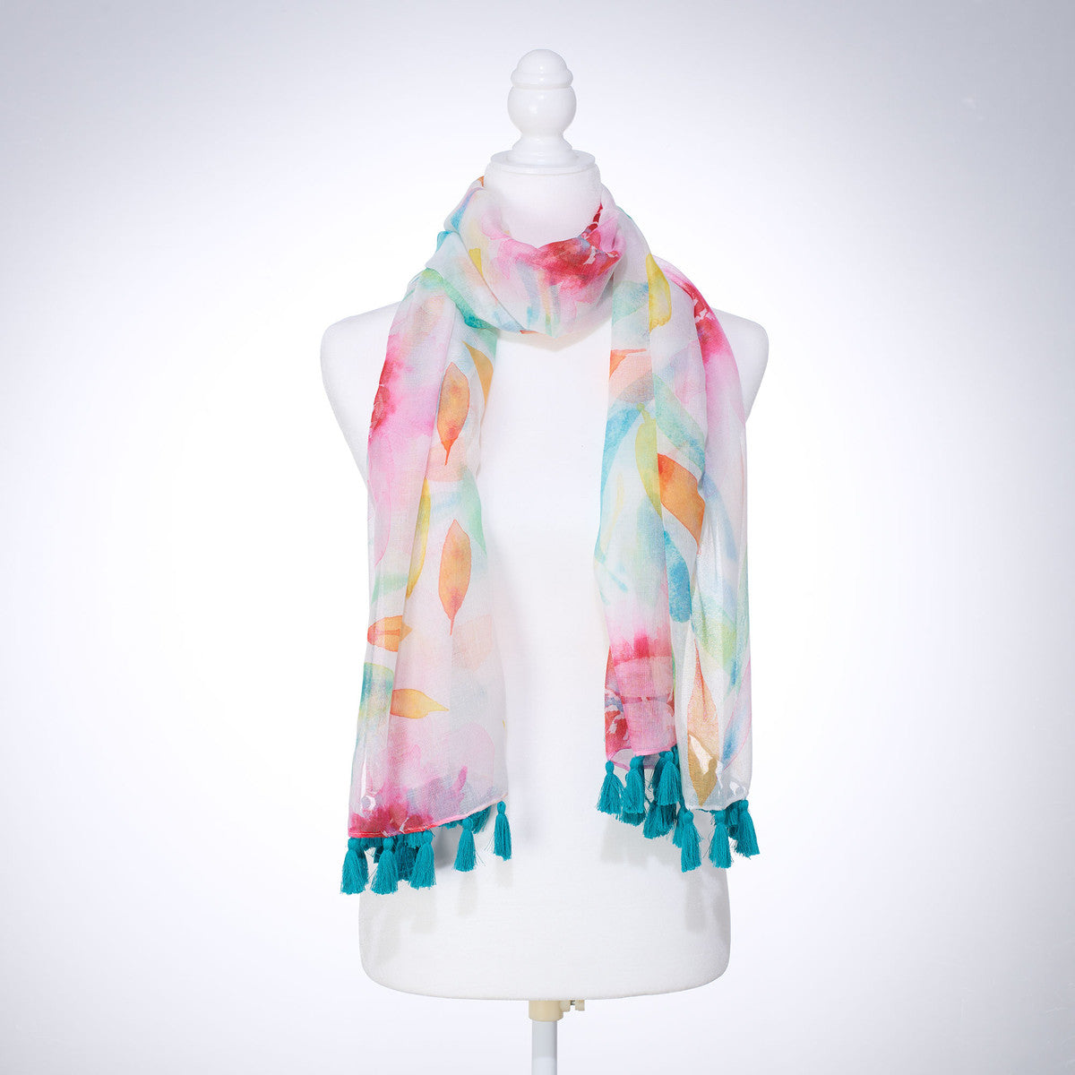 Wrap Yourself In Love Pink Daisies Scarf - The Christian Gift Company