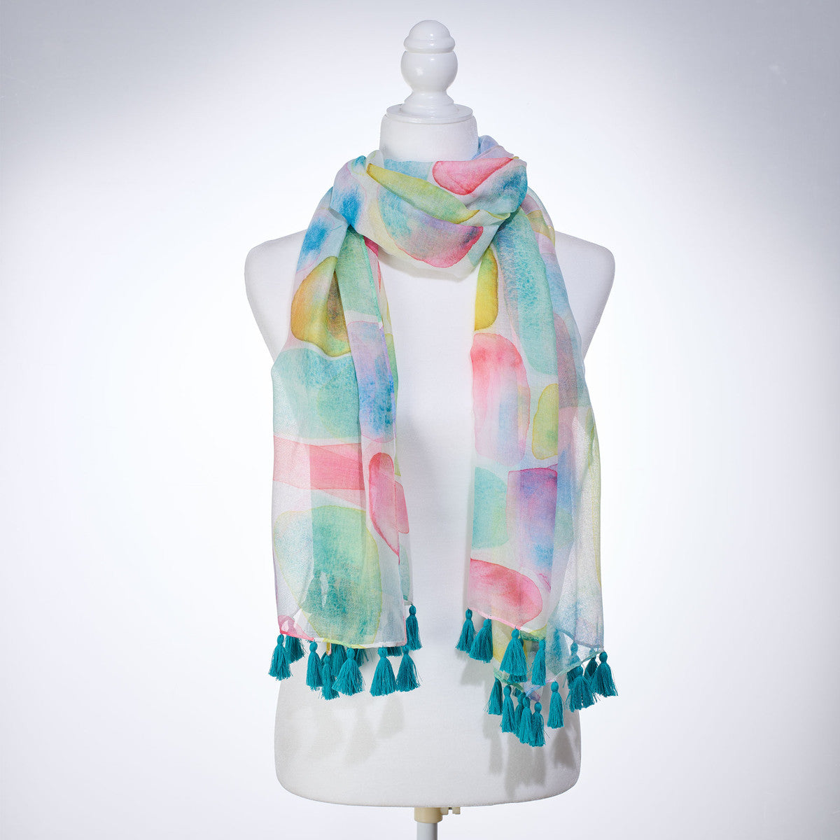Courage Dear Heart Smooth Sea Glass Scarf - The Christian Gift Company