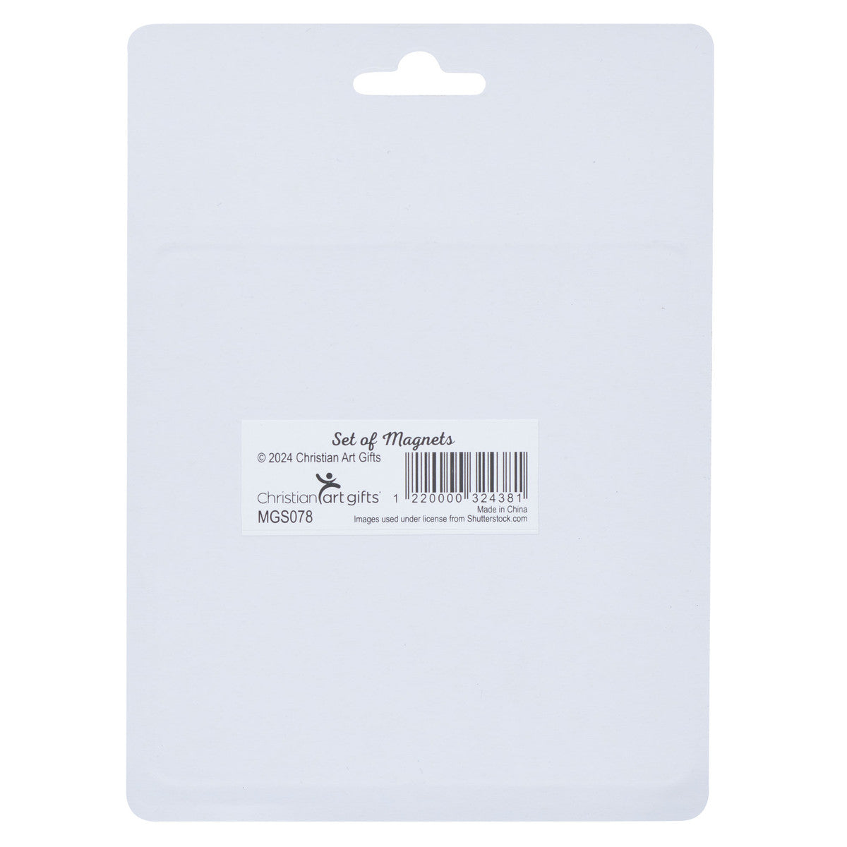 Strength and Dignity Indigo Rose Magnet Set - The Christian Gift Company