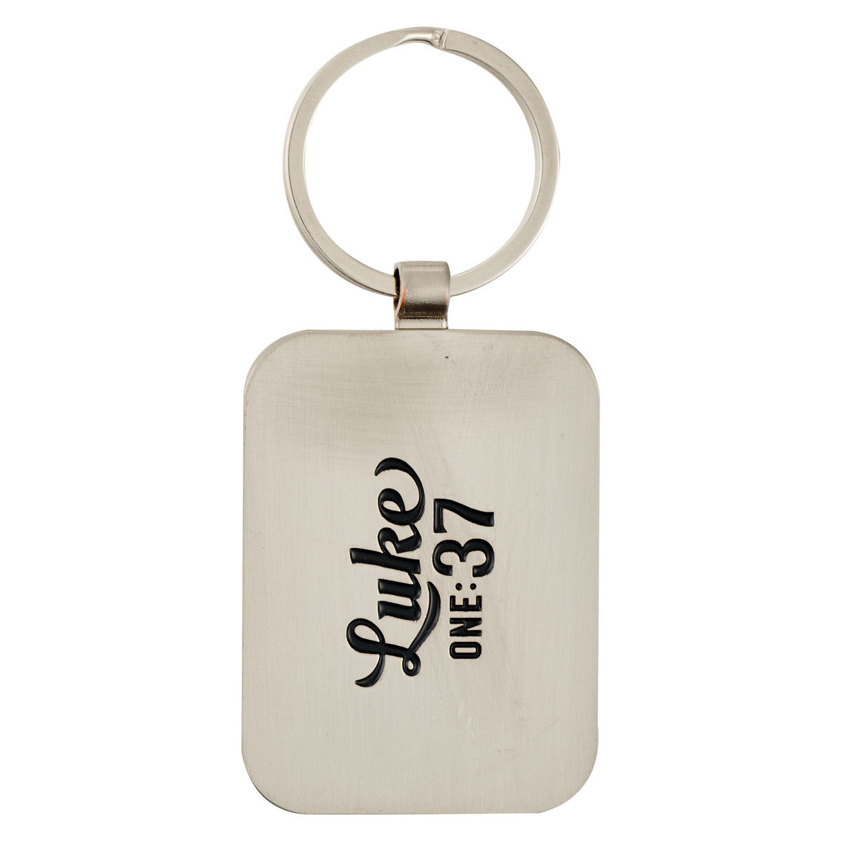 Nothing is Impossible Vintage Red Metal Keychain - Luke 1:37 - The Christian Gift Company