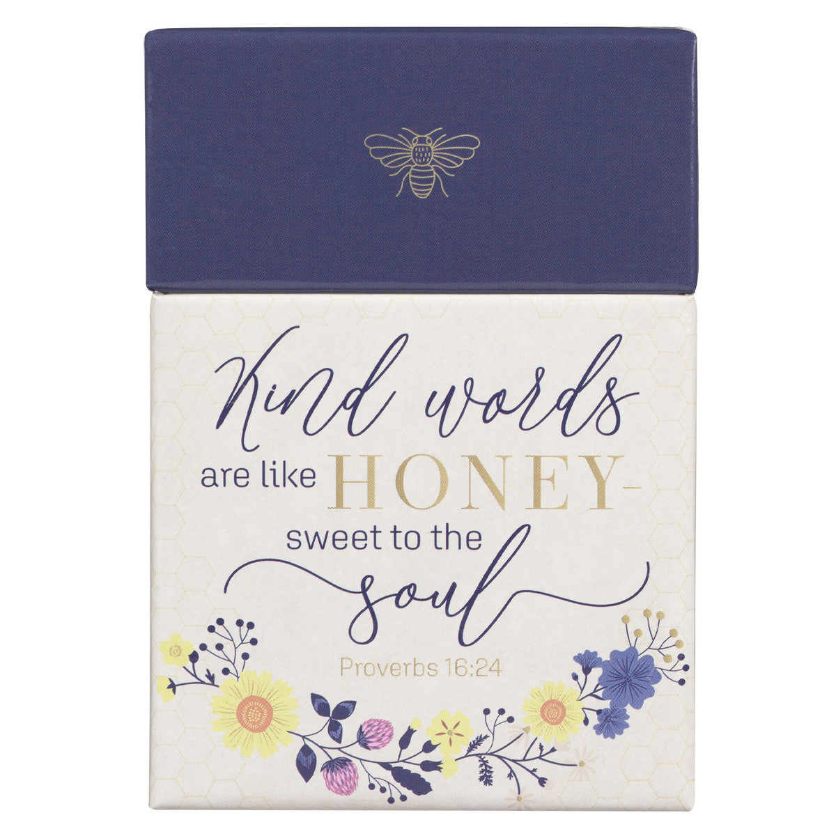Kind Words Are Like Honey Box of Blessings - Proverbs 16:24 - The Christian Gift Company
