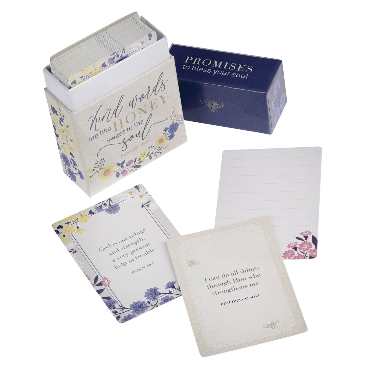Kind Words Are Like Honey Box of Blessings - Proverbs 16:24 - The Christian Gift Company