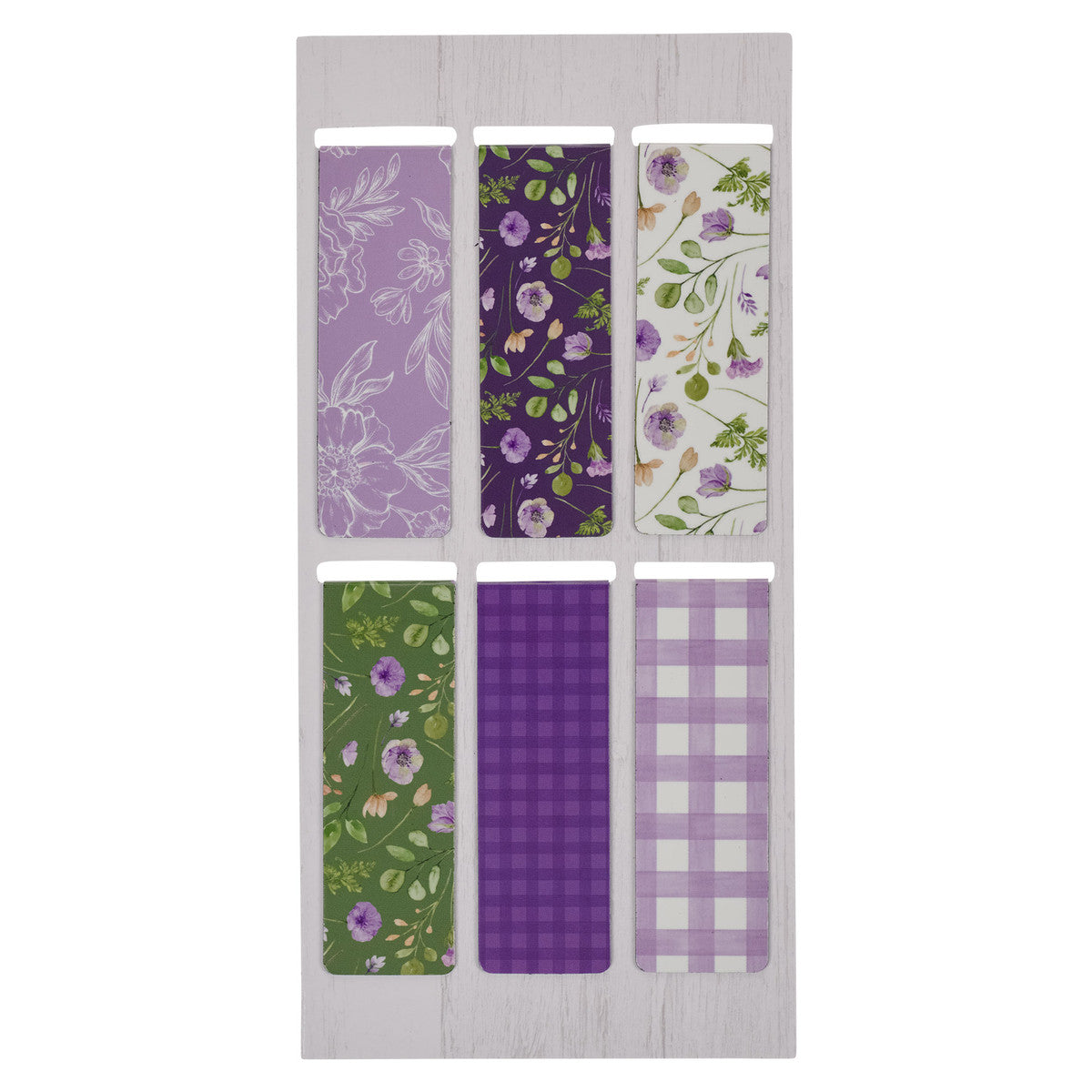 New Mercies Purple and Green Magnetic Bookmark Set - The Christian Gift Company