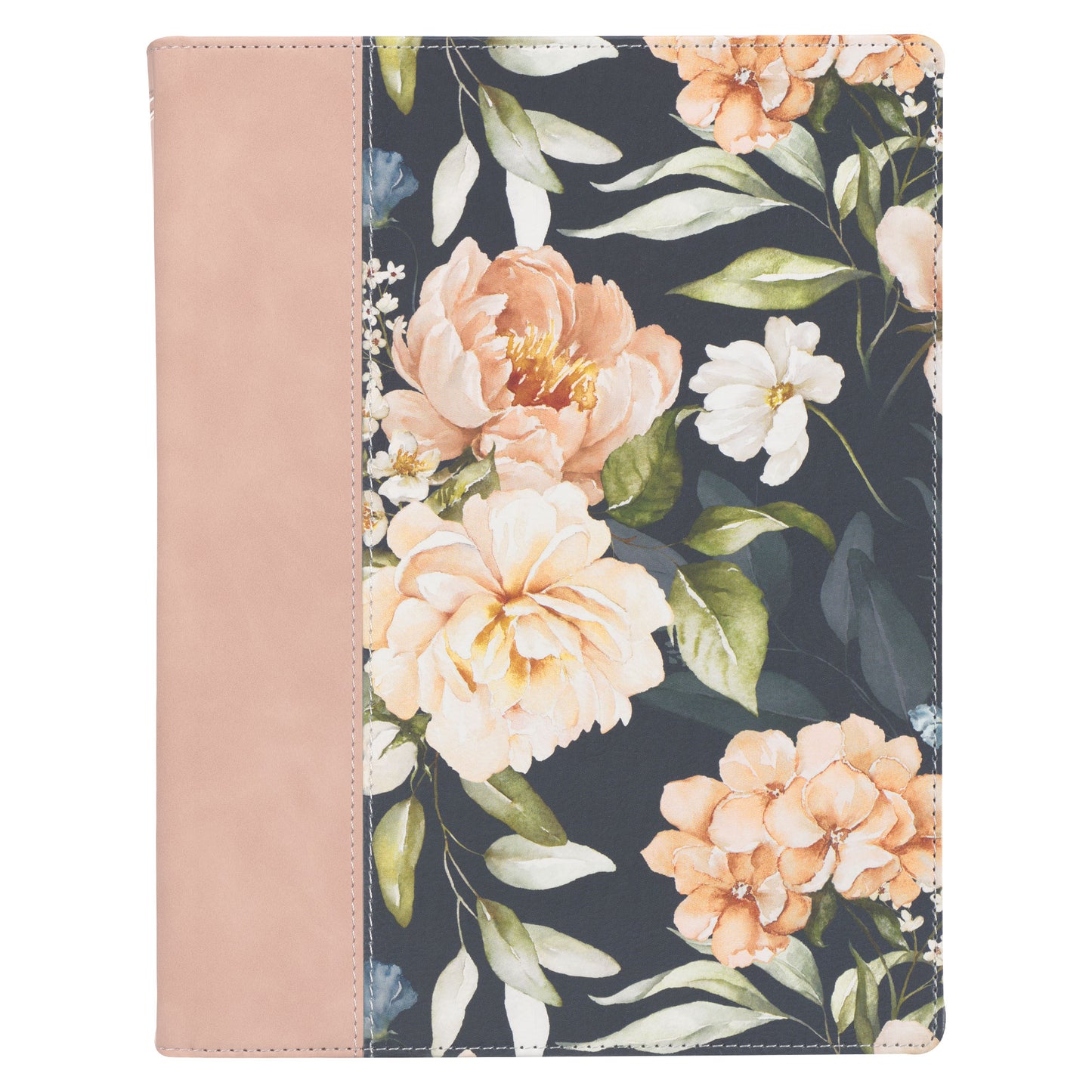 Dusty Peach Faux Leather Hardcover Large Print King James Version Note-taking Bible - The Christian Gift Company