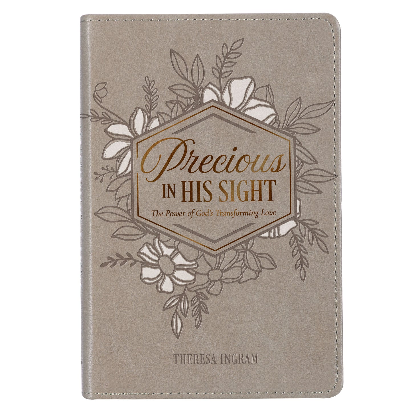 Precious in His Sight Taupe Faux Leather Gift Book - The Christian Gift Company