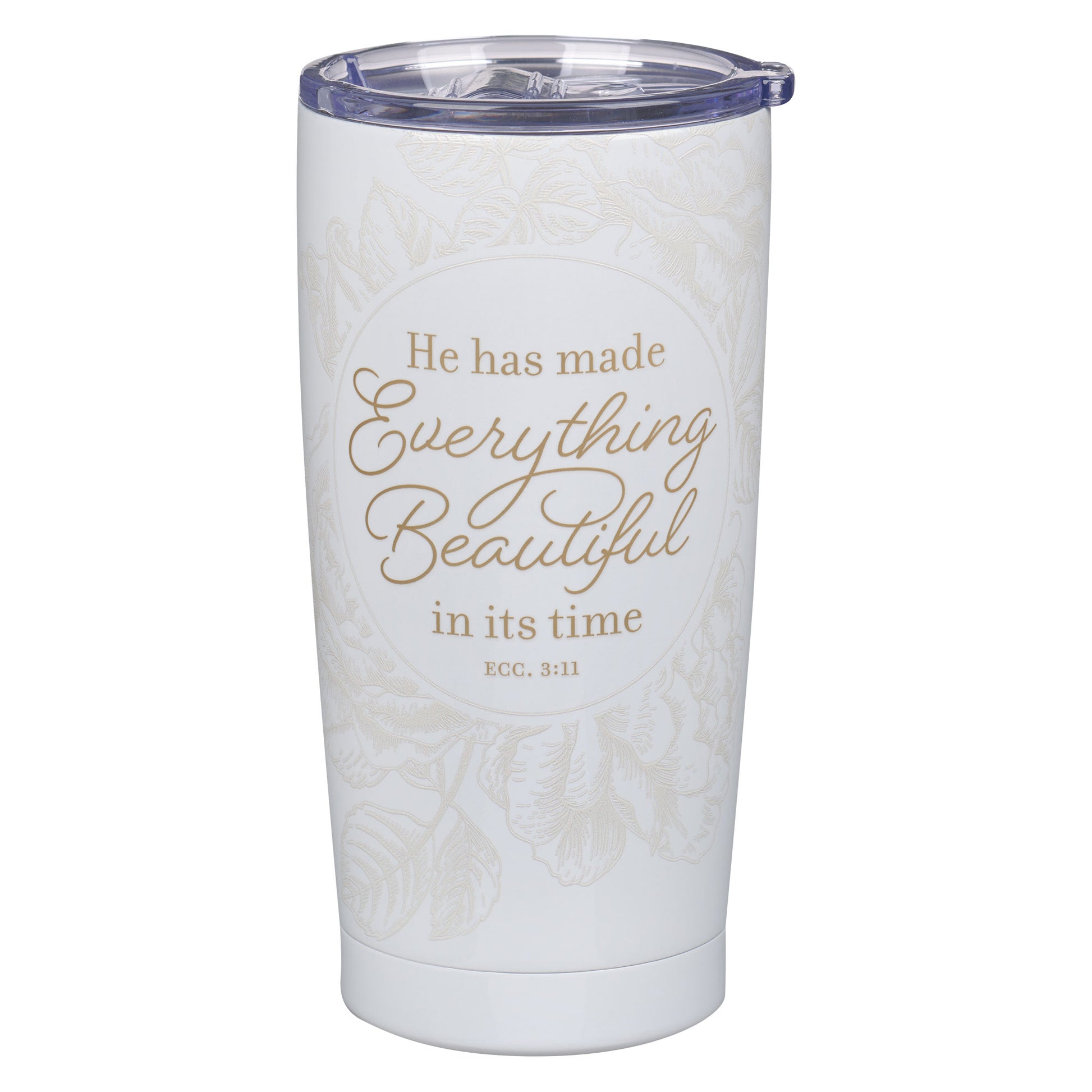 Everything Beautiful Stainless Steel Travel Tumbler - Ecclesiastes 3:11 - The Christian Gift Company