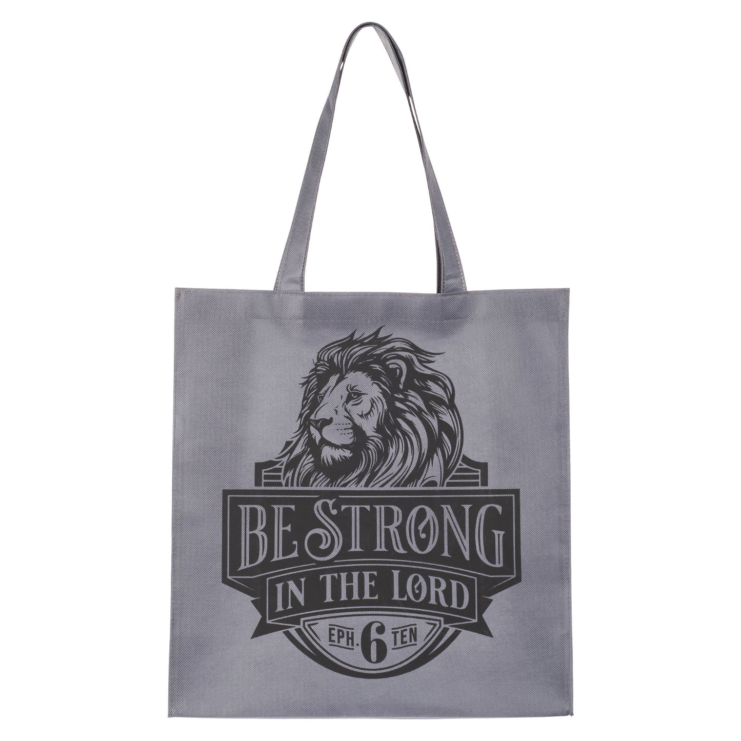 Be Strong in the Lord Reusable Non-woven Shopping Bag - Ephesians 6:10 - The Christian Gift Company
