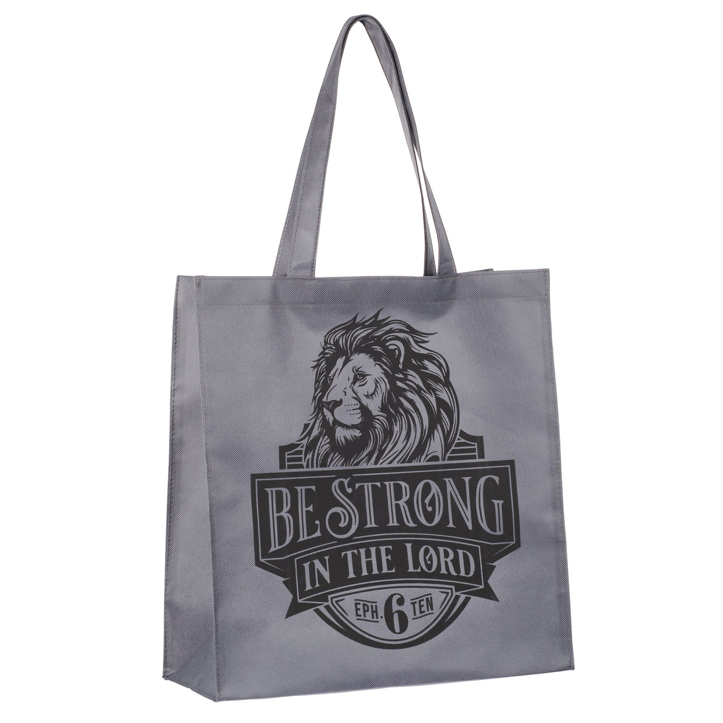 Be Strong in the Lord Reusable Non-woven Shopping Bag - Ephesians 6:10 - The Christian Gift Company