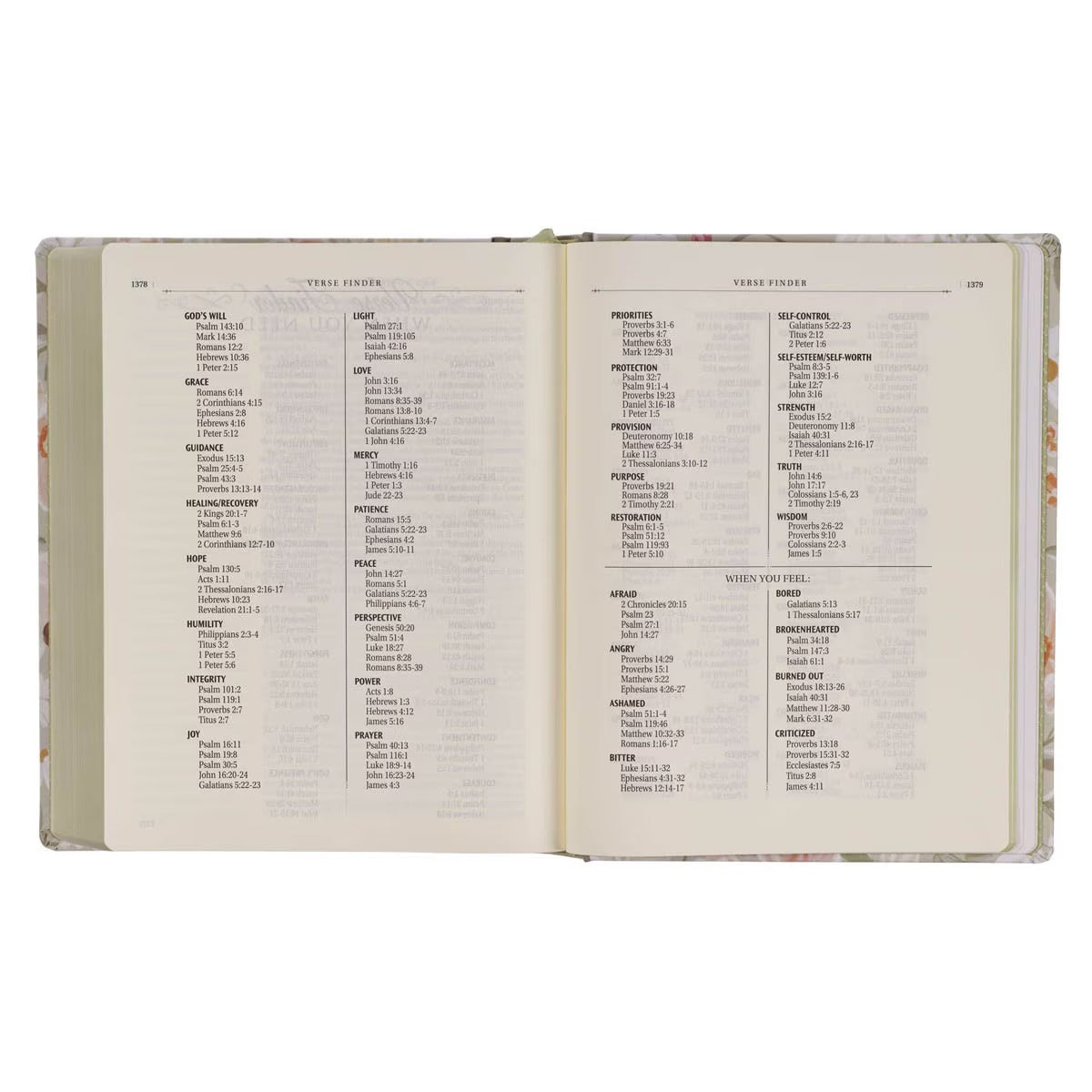Sage Green Hardcover Large Print King James Version Note-taking Bible - Luke 22:42 - The Christian Gift Company