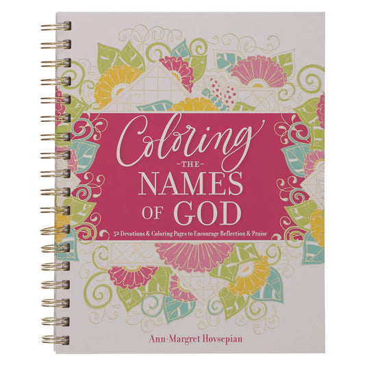 Coloring the Names of God Colouring Devotional - The Christian Gift Company