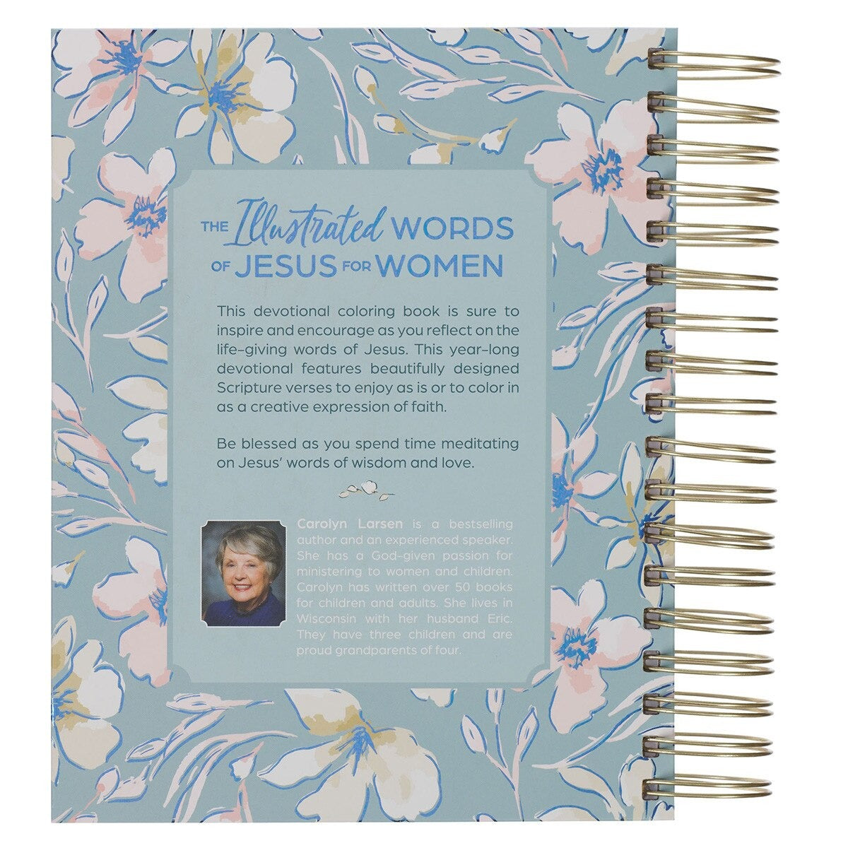 The Illustrated Words of Jesus for Women Wirebound Colouring Devotional - The Christian Gift Company
