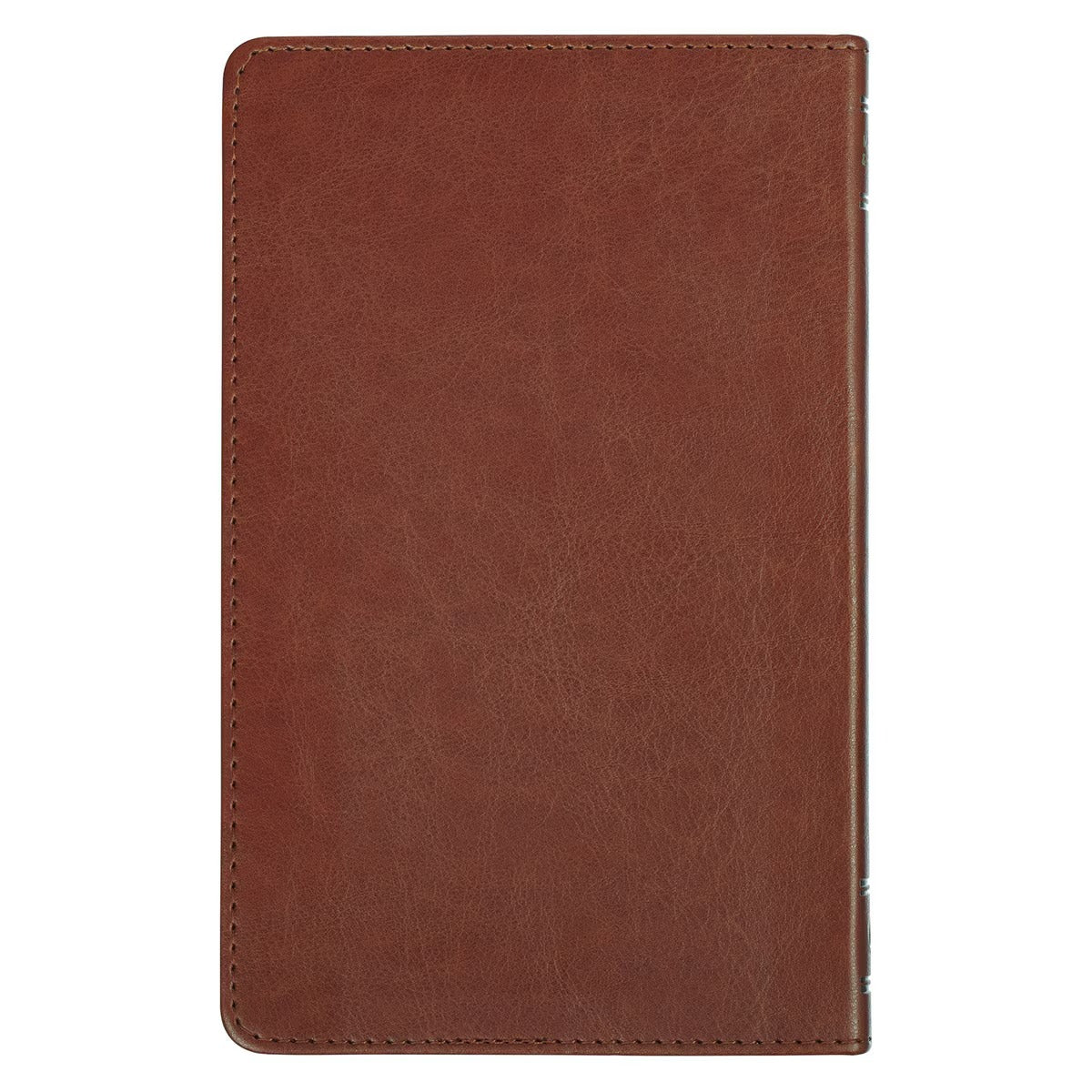 Jesus the High Road Leader Chestnut Brown Faux Leather Gift Book - The Christian Gift Company