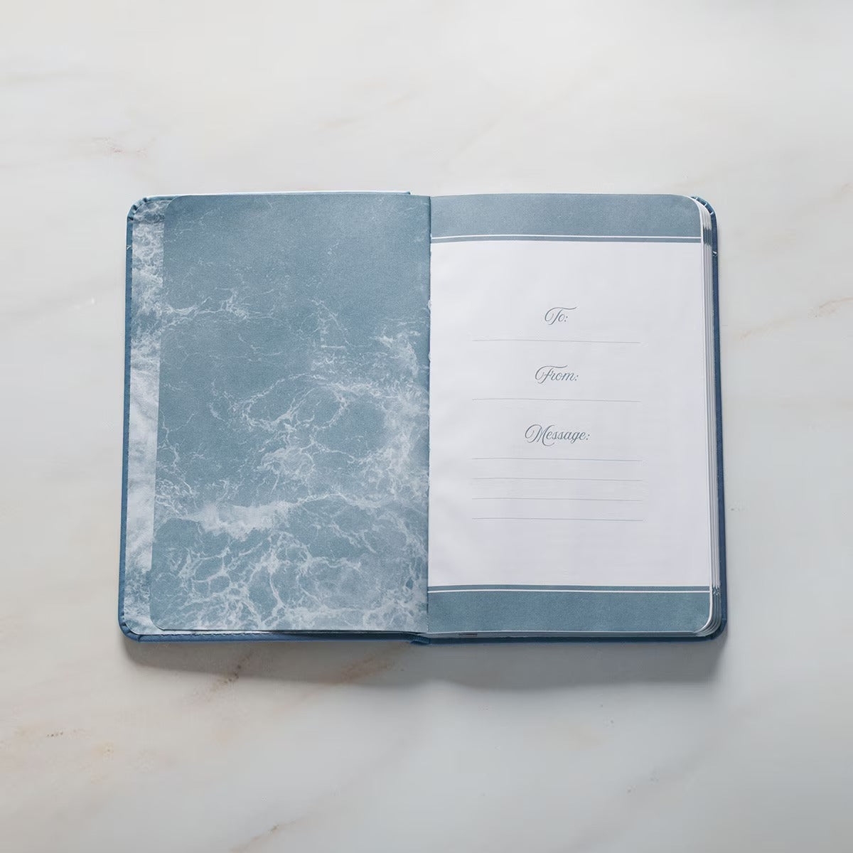 101 Prayers to Cope with Depression Blue Faux Leather Prayer Book
