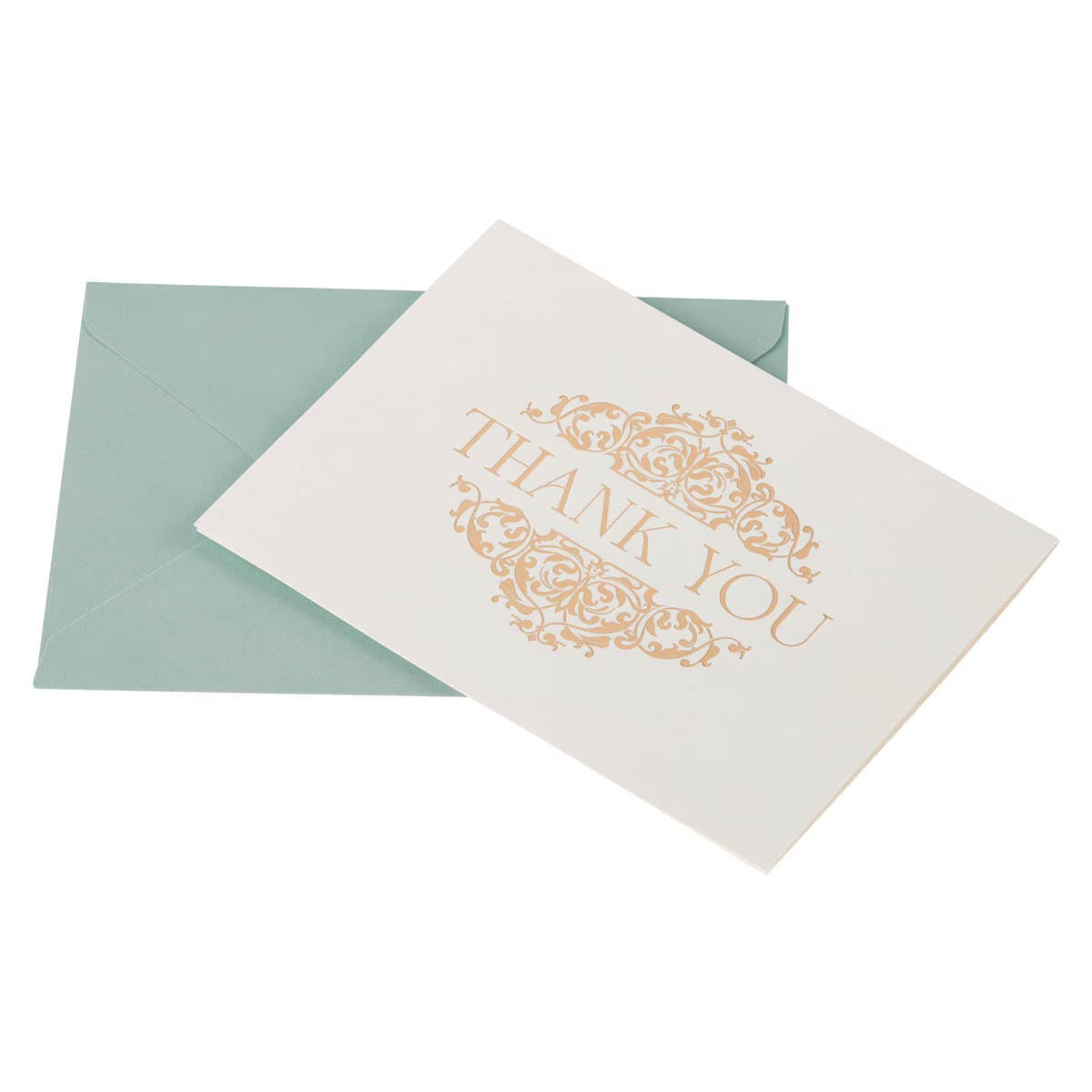 Thank You Gold Lattice Boxed Note Card Set - The Christian Gift Company