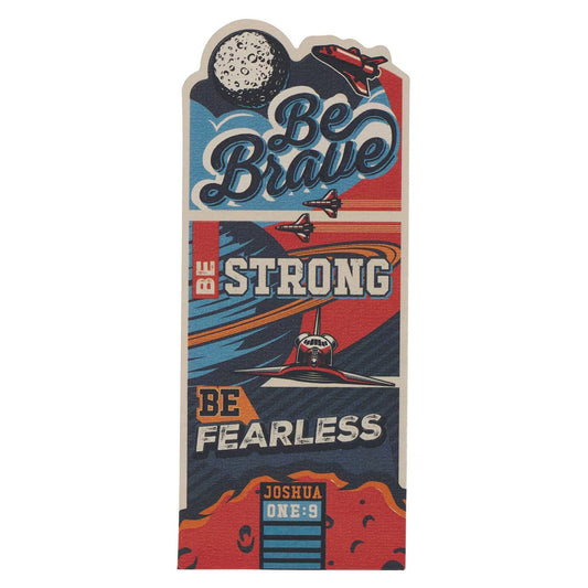 Be Brave Premium Cardstock Bookmark - Joshua 1:9 - The Christian Gift Company