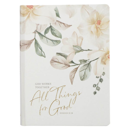 All Things for Good Hardcover Journal - Romans 8:28 - The Christian Gift Company