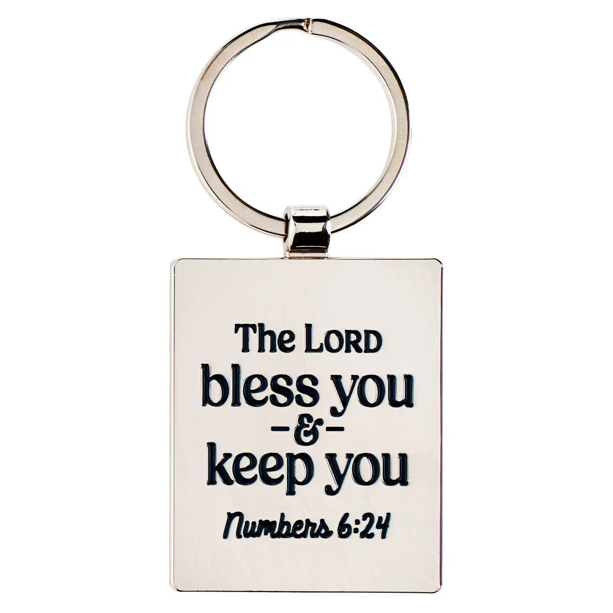 You Are A Great Teacher Blue Metal Keychain - Numbers 6:24 - The Christian Gift Company