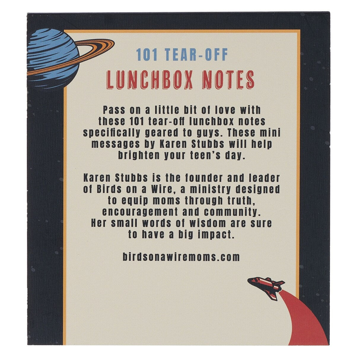 101 Blue Space Lunchbox Notes for Guys - The Christian Gift Company