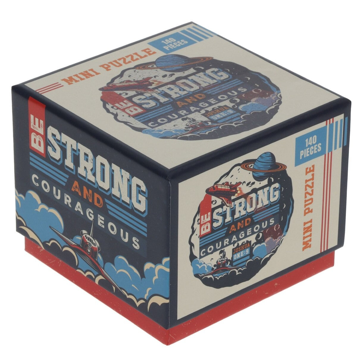 Be Strong and Courageous 140-piece Puzzle Joshua 1:9 - The Christian Gift Company