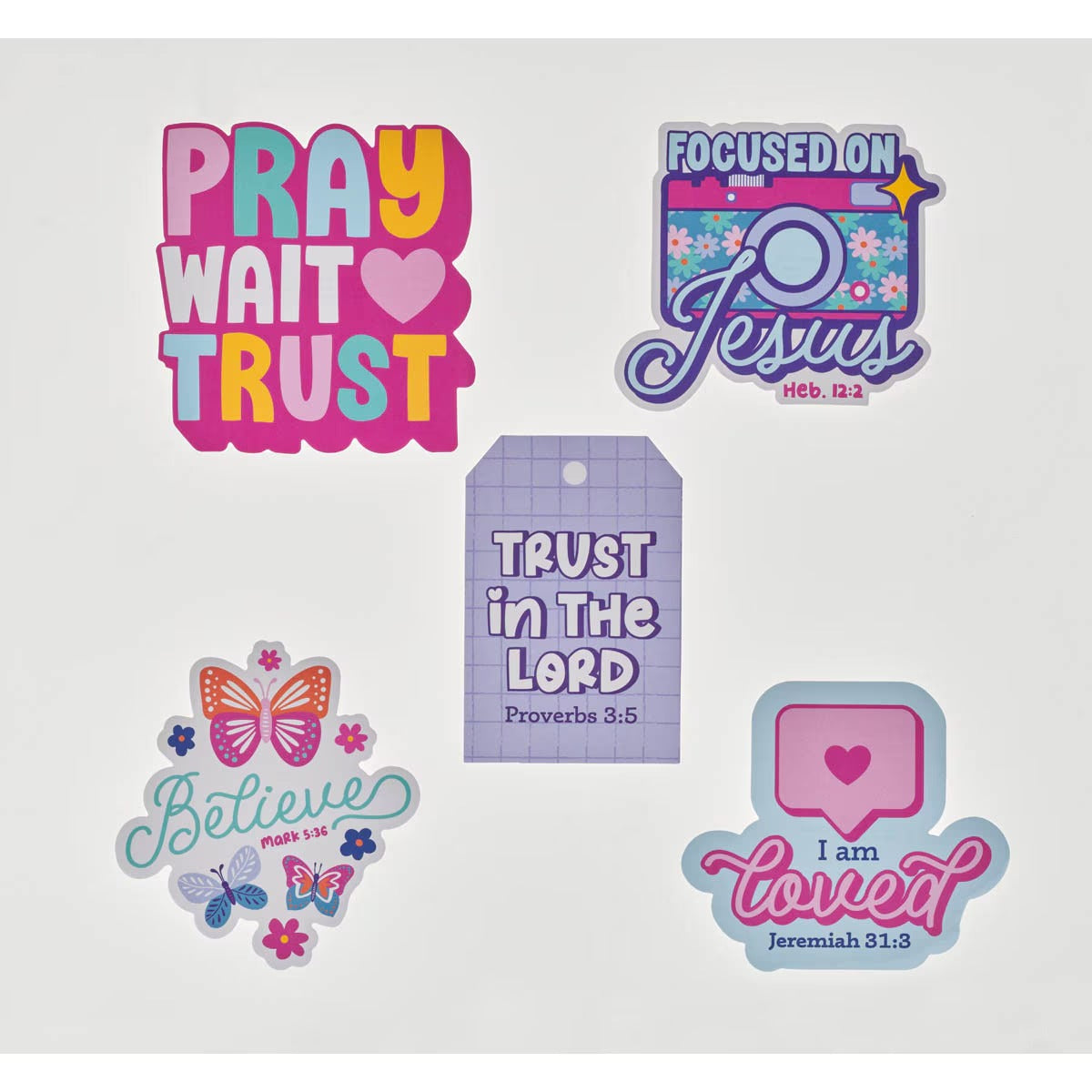 Shine for Jesus Sticker Set - The Christian Gift Company