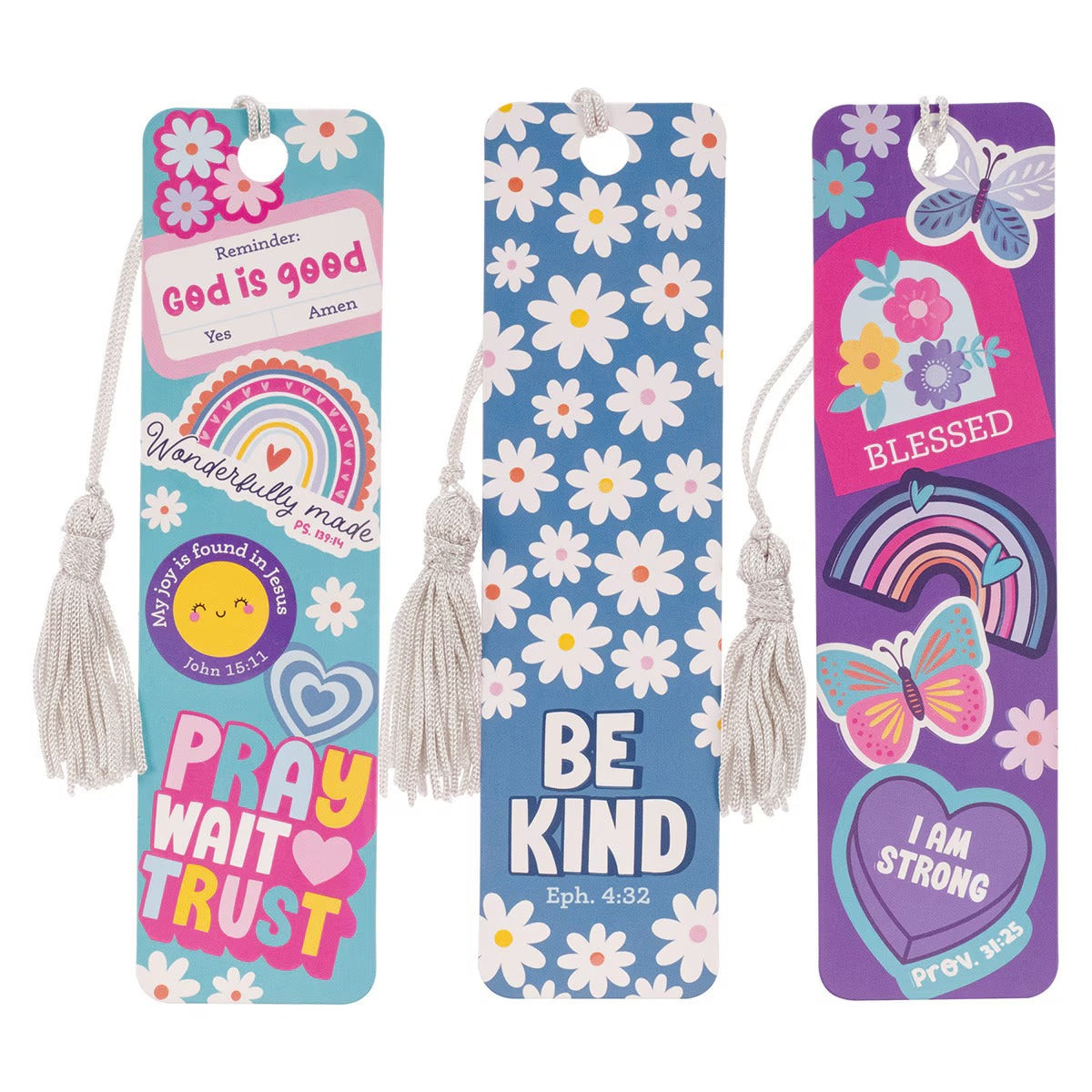 Shine for Jesus Stickers Paper Bookmark Set of 3 - The Christian Gift Company