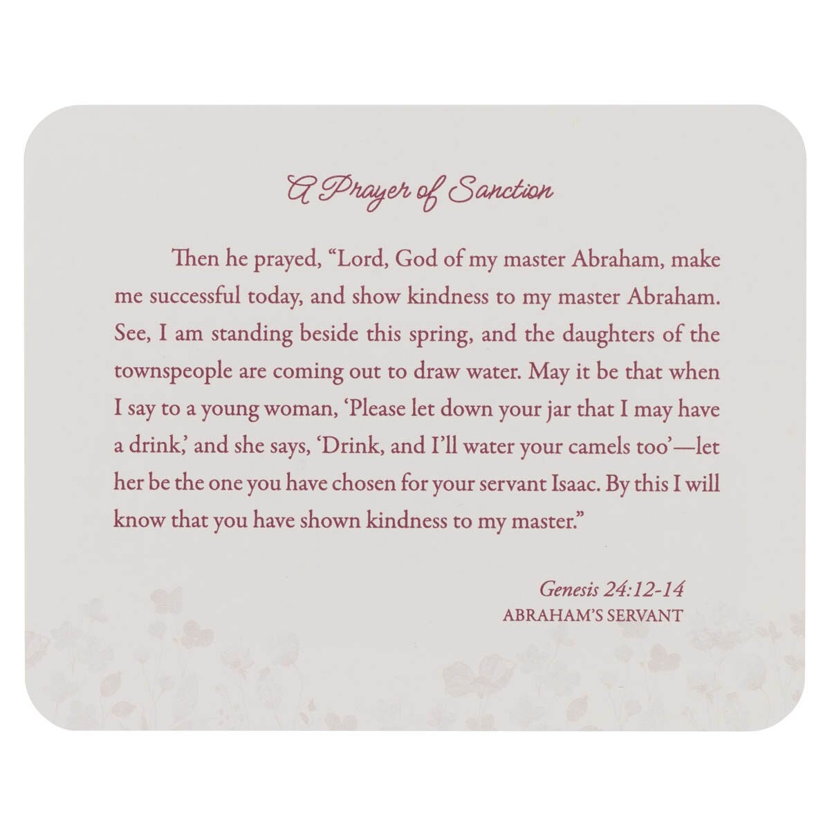 Love the Lord Purple Wildflower Prayer Cards in Tin - Matthew 22:37 - The Christian Gift Company