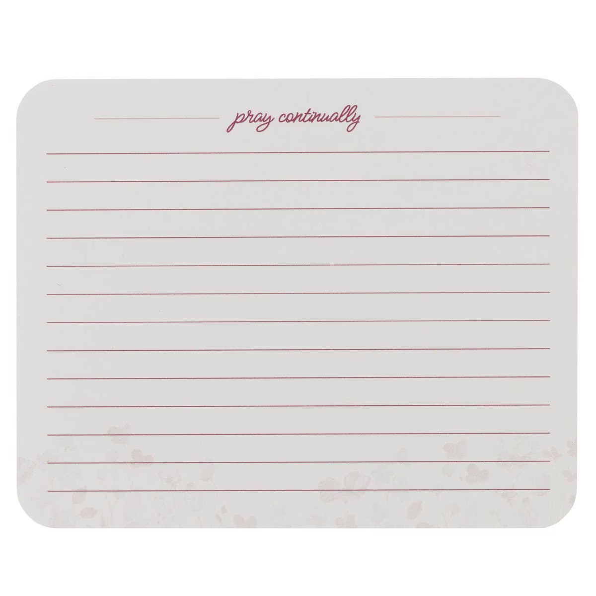 Love the Lord Purple Wildflower Prayer Cards in Tin - Matthew 22:37 - The Christian Gift Company