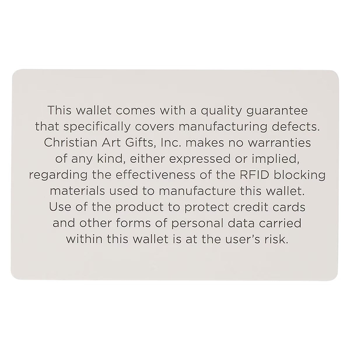 Walk by Faith Black and Grey Full Grain Leather Wallet - 2 Corinthians 5:7
