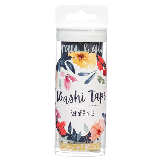 Give Thanks Always Washi Tape Set - 1 Thessalonians 5:16-17 - The Christian Gift Company