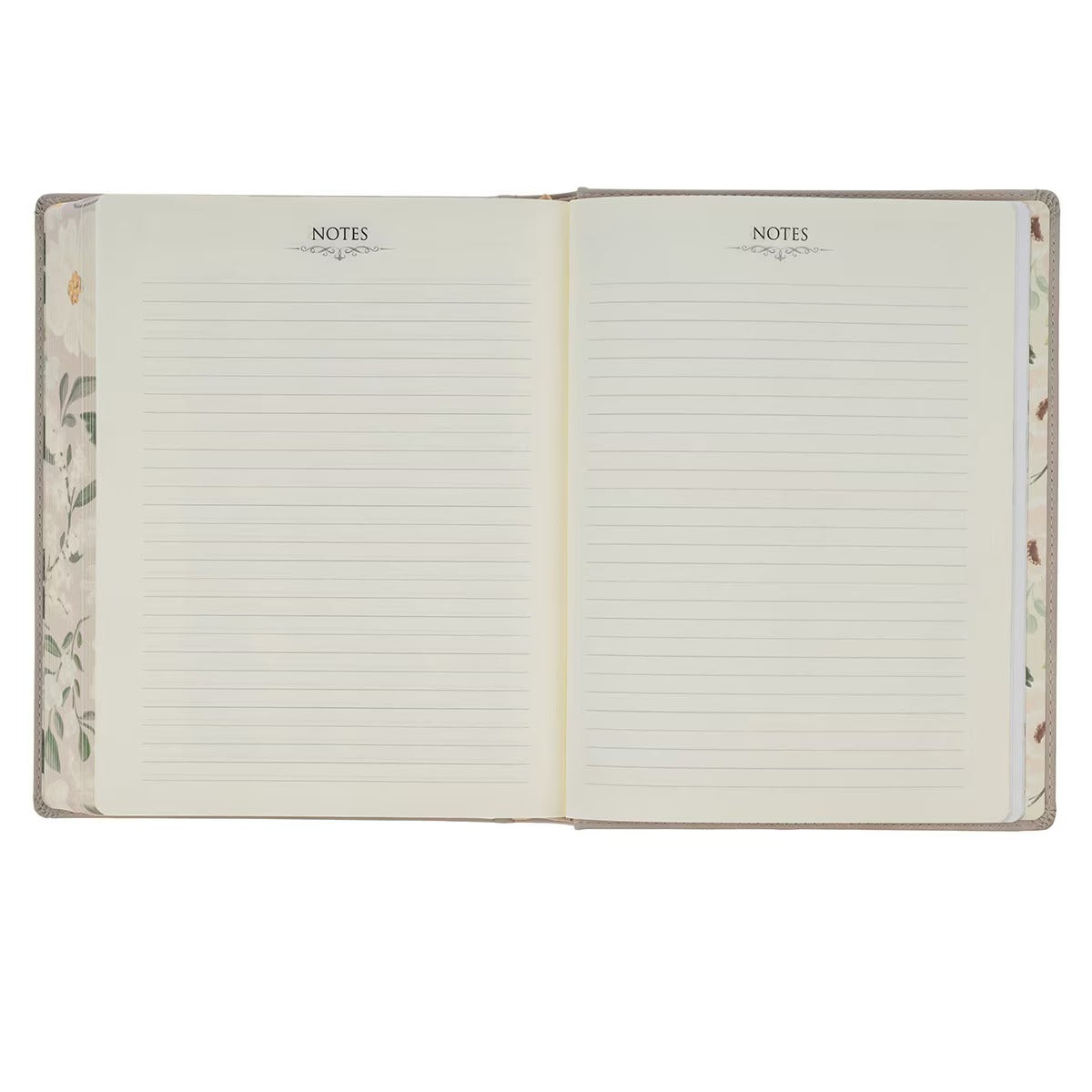 Trust Taupe Faux Leather Large Print King James Version Note-taking Bible - Proverbs 3:5 - The Christian Gift Company