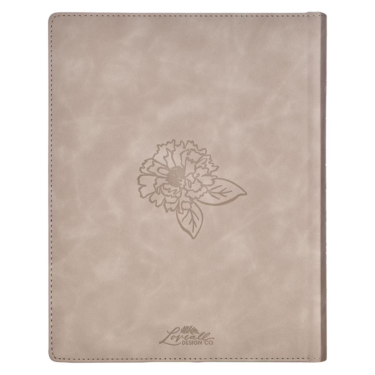 Trust Taupe Faux Leather Large Print King James Version Note-taking Bible - Proverbs 3:5 - The Christian Gift Company