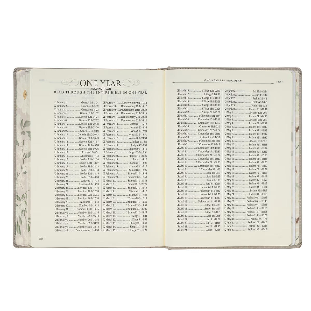 Trust Taupe Faux Leather Large Print King James Version Note-taking Bible - Proverbs 3:5 - The Christian Gift Company